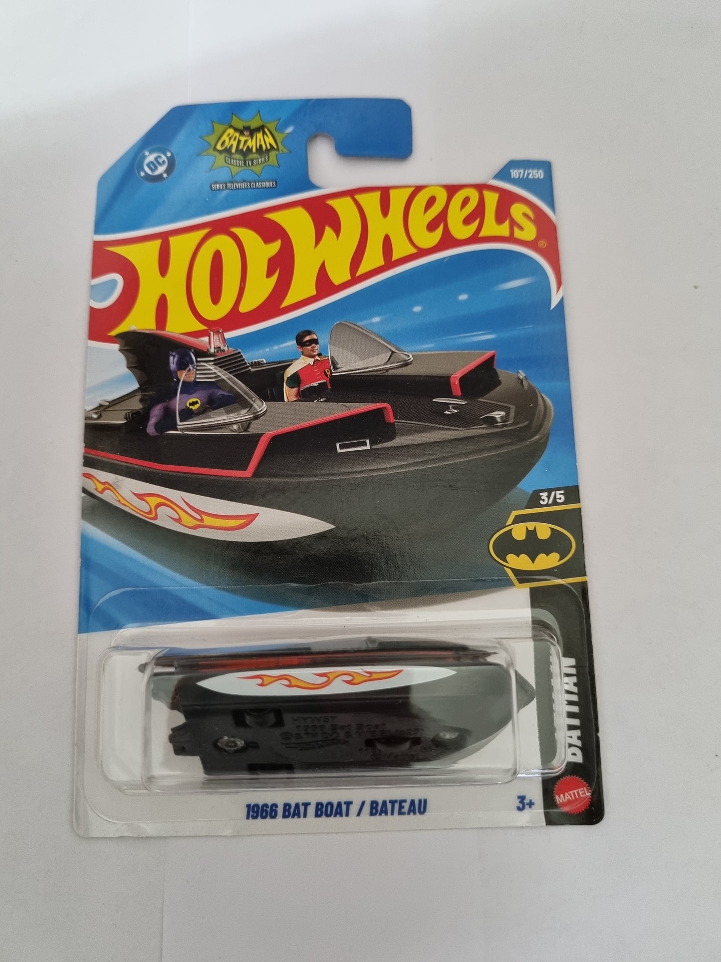 Hot Wheels F Case 2026 – 1966 Bat Boat (Batman Series) | 1:64 Scale Die-Cast Collectible