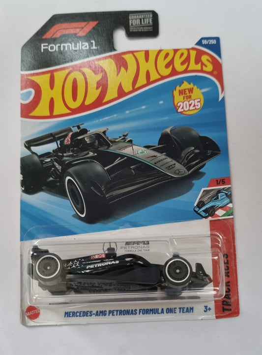 Hot Wheels Mercedes-AMG Petronas Formula One Team F1 Car 2025 US Imported Guaranteed For Life Card