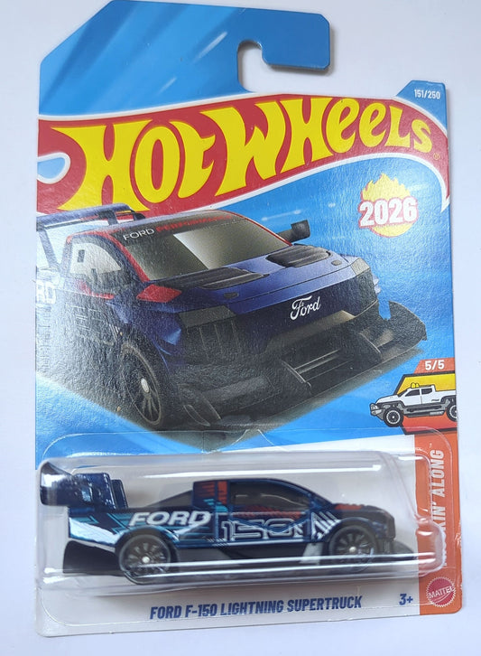 Hot Wheels Ford F-150 Lightning SuperTruck™ H Case 2026 | HW Screen Time Die-Cast Collectible