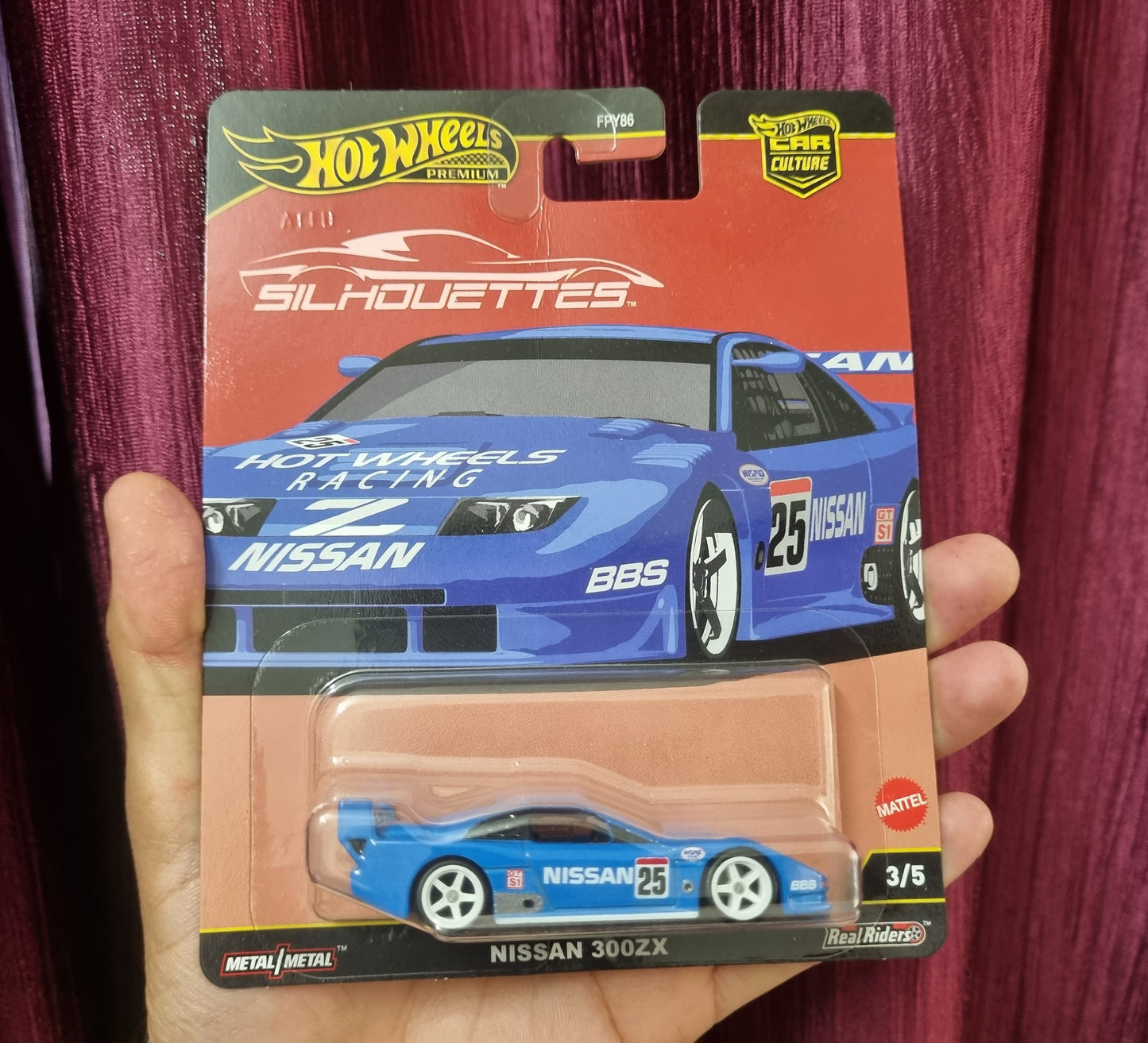 Imported Hot Wheels Premium Nissan 300ZX – Silhouettes Car Culture (3/5) | Metal/Metal Diecast