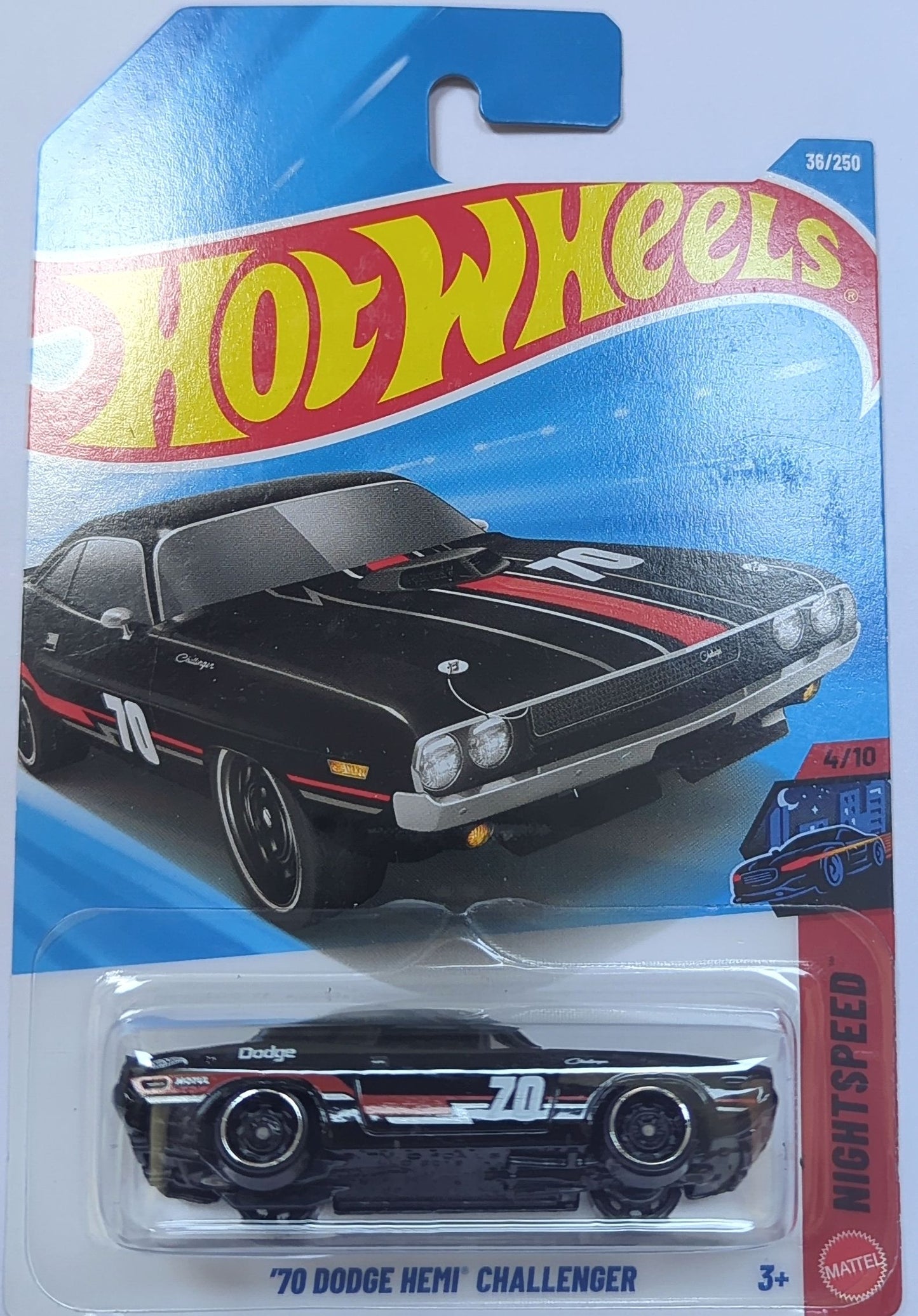 Hot Wheels ’70 Dodge Hemi Challenger™ H Case 2026 | Nightburnerz Die-Cast Collectible