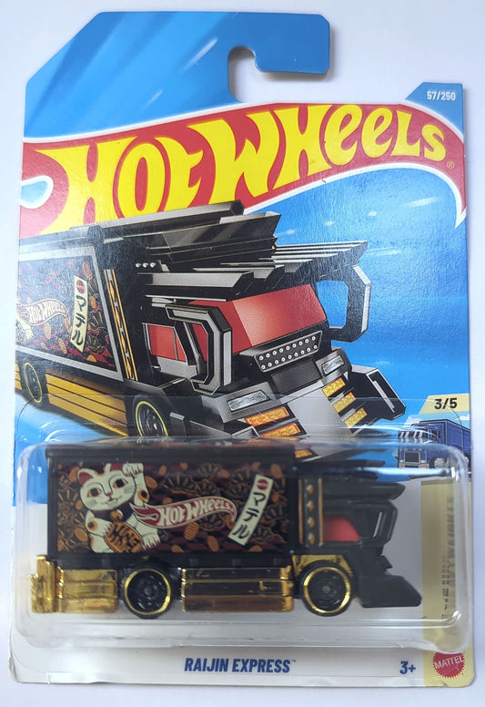 Hot Wheels Raijin Express™ H Case 2026 | 1:64 Die-Cast Collectible Truck