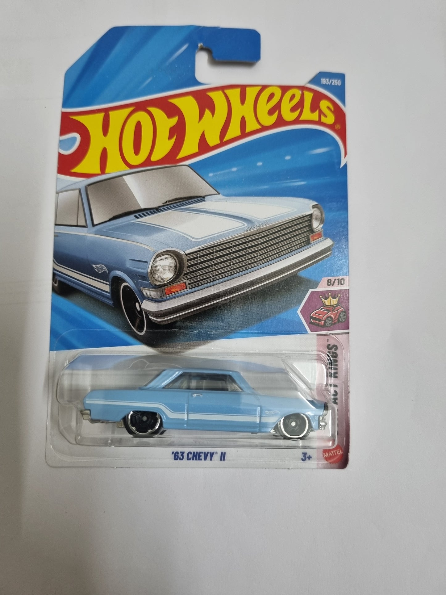 Hot Wheels '63 Chevy II – J Case 2026 Die-Cast Collectible Car