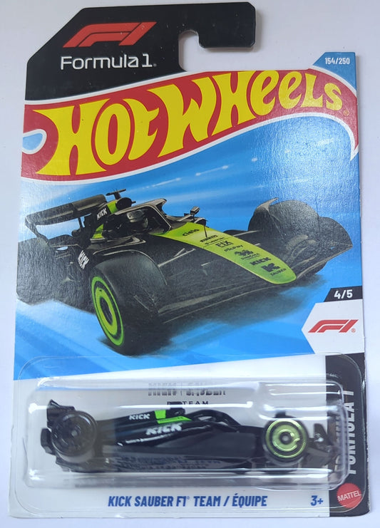 Hot Wheels Kick Sauber F1 Team Formula 1 H Case 2026 | F1 Die-Cast Collectible Car