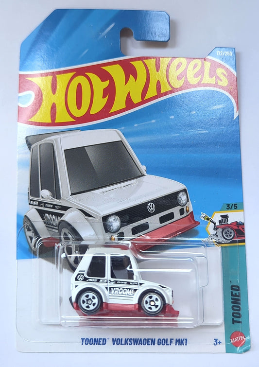 Hot Wheels Tooned™ Volkswagen Golf MK1 H Case 2026 | 1:64 Die-Cast Collectible Car