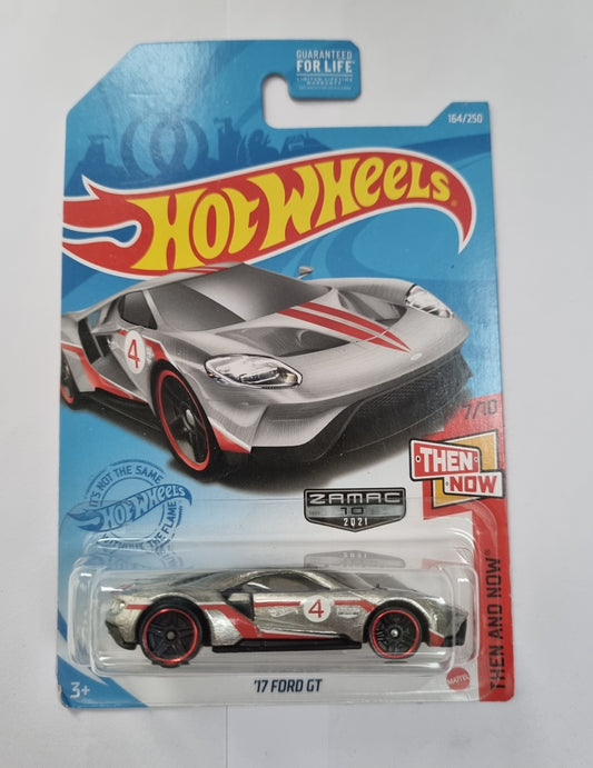 Hot Wheels ’17 Ford GT Zamac 2021 US Imported Guaranteed For Life Card