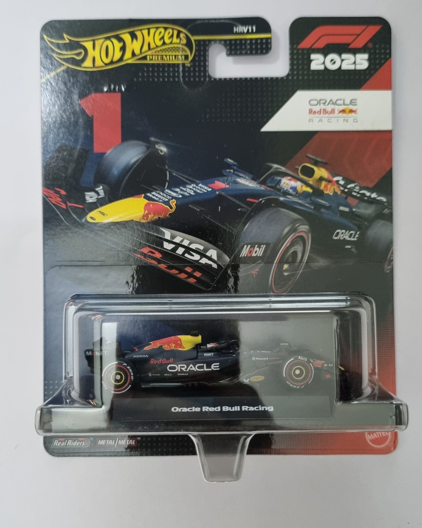 Hot Wheels Premium 2025 Oracle Red Bull Racing F1 Die-Cast Car No.1 (1:64 Scale) – Metal Collectible