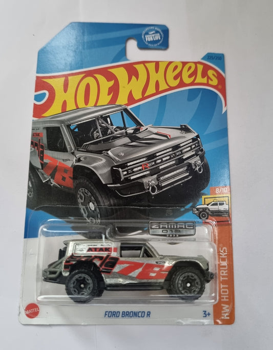 Hot Wheels Ford Bronco R Zamac 2023 US Imported Guaranteed For Life Card