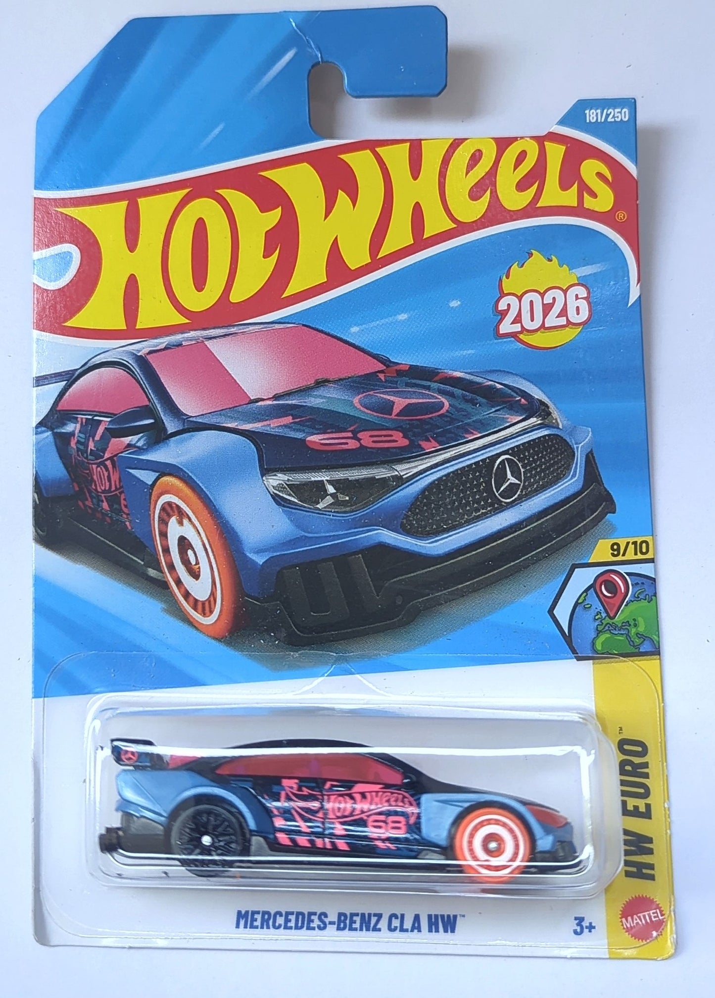 Hot Wheels Mercedes-Benz CLA HW™ H Case 2026 | HW Euro Series Die-Cast Collectible Car