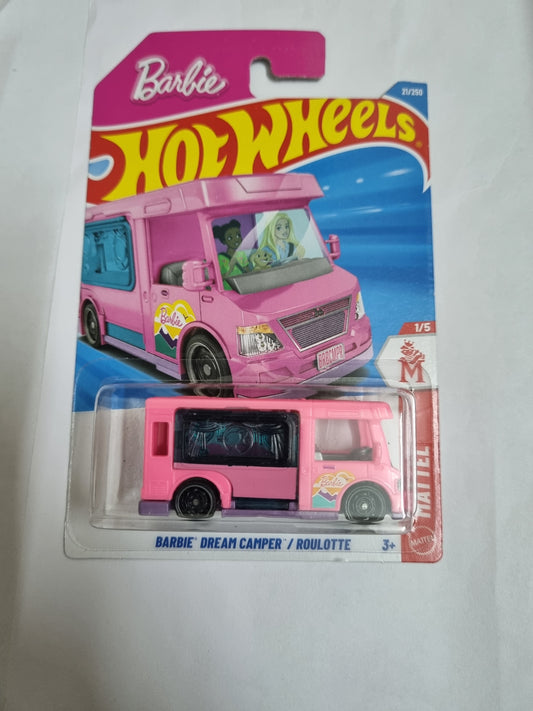 Hot Wheels Barbie Dream Camper (Pink) – Imported A Case Die-Cast Collectible Vehicle 1:64 Scale