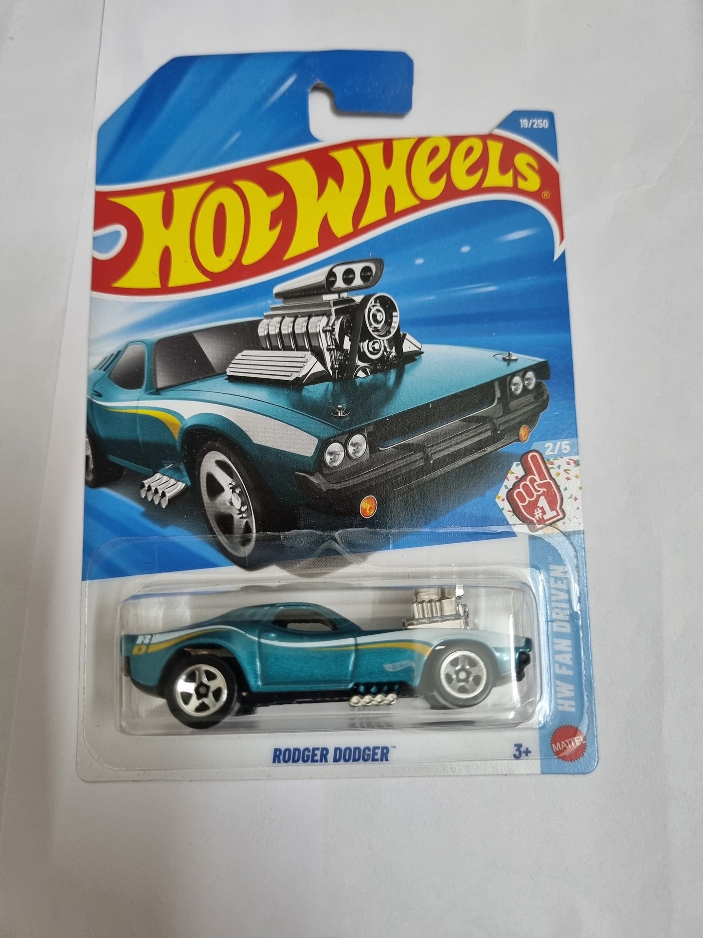 Hot Wheels Rodger Dodger (Metallic Blue) – Imported A Case Die-Cast Collectible Car 1:64 Scale
