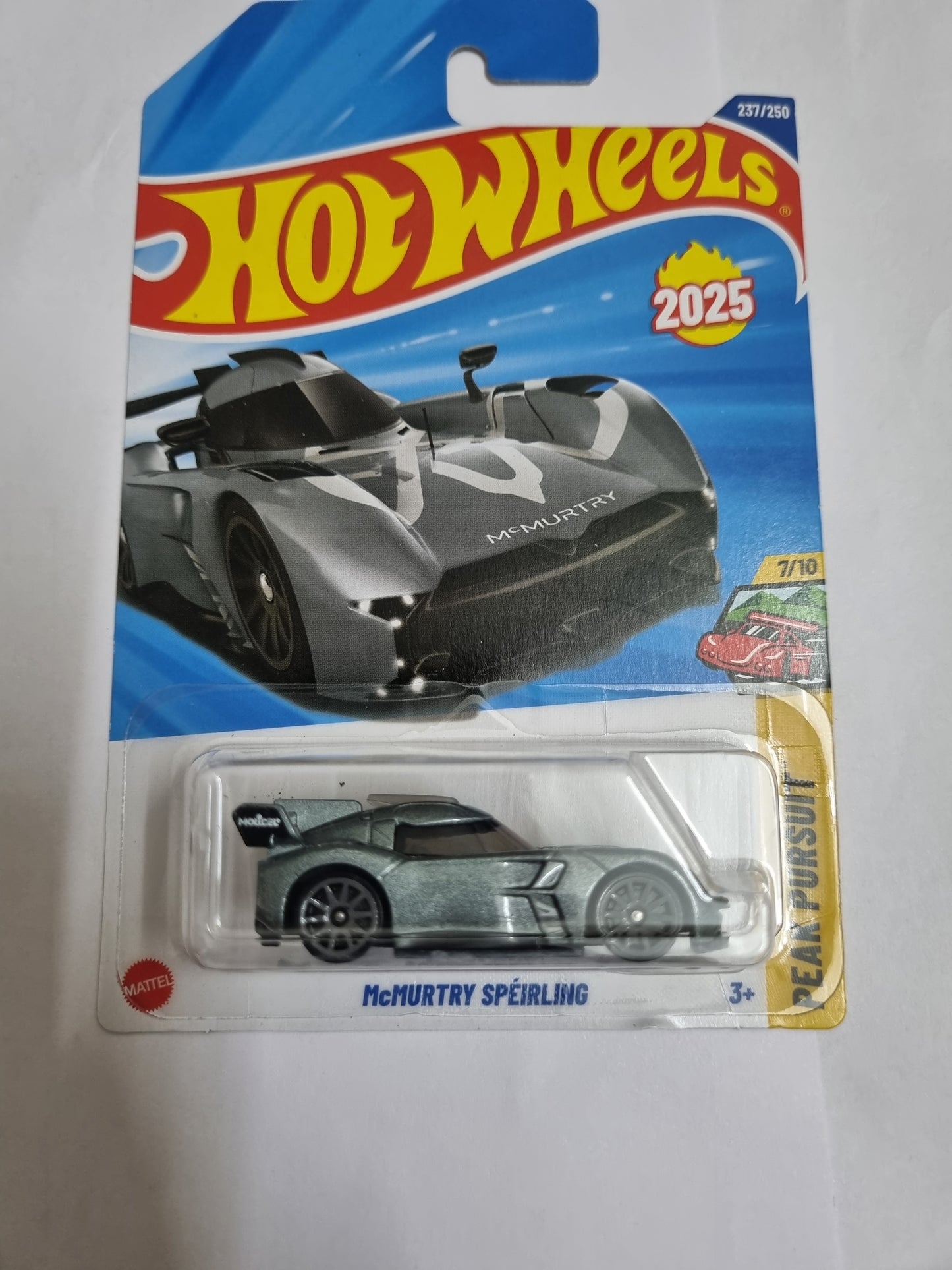 Hot Wheels McMurtry Spéirling (Silver) – Imported A Case 2025 Die-Cast Collectible Car 1:64 Scale
