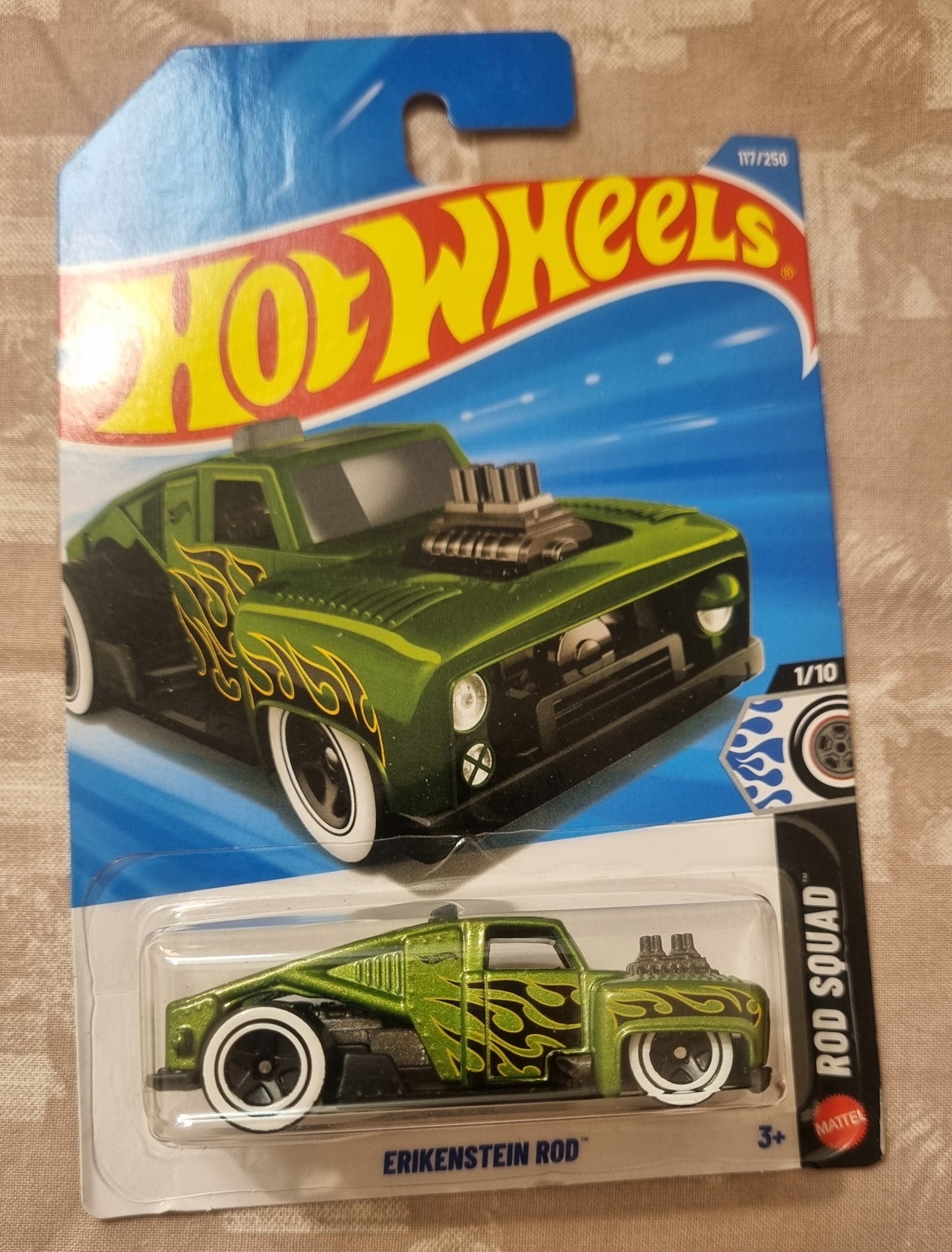 Hot Wheels IMPORTED 2026 F Case (SET-F4.10) – Erikstein Rod HW Rod Squad Series Die-Cast Model