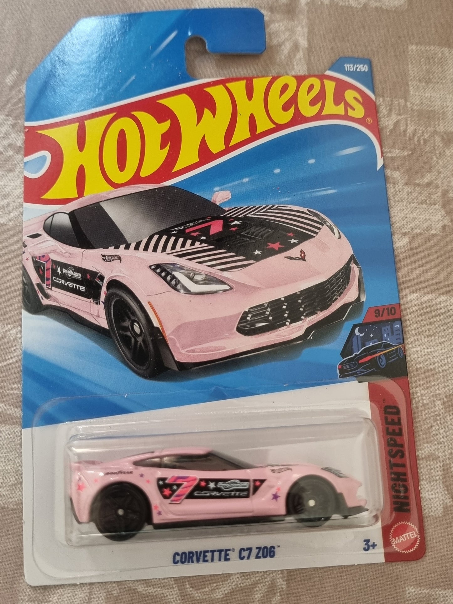 Hot Wheels IMPORTED 2026 F Case (SET-F4.15) – Corvette C7 Z06 Die-Cast Model