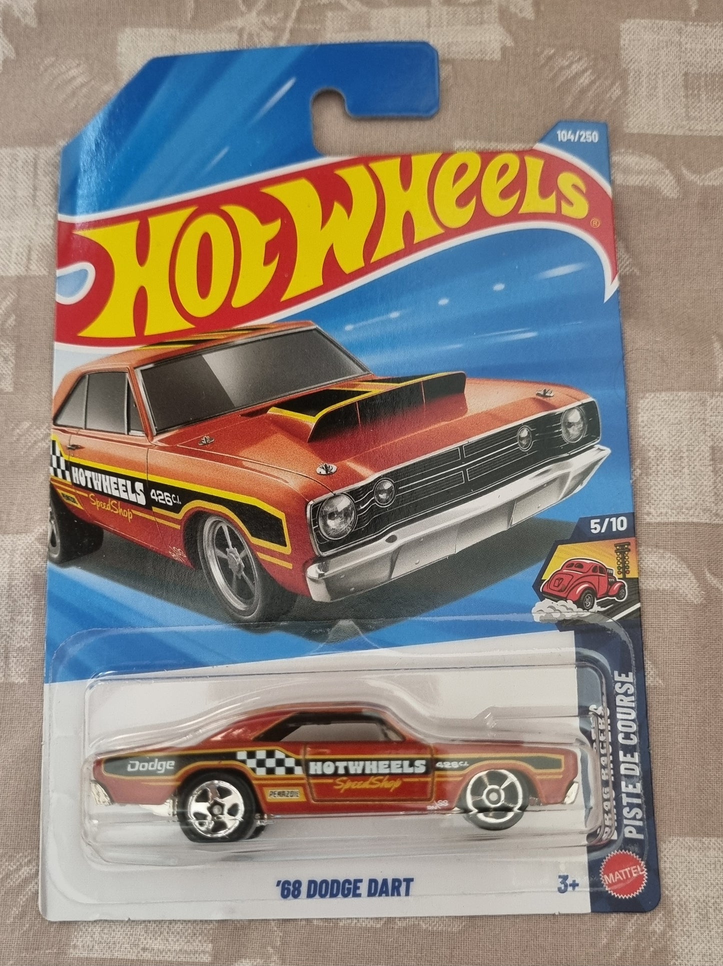 Hot Wheels IMPORTED 2026 F Case (SET-F4.19) – ’68 Dodge Dart Die-Cast Model