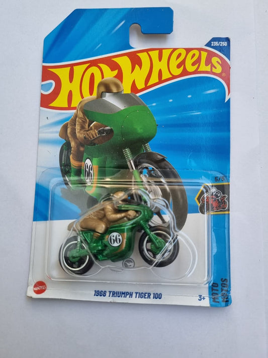 Hot Wheels Treasure Hunt 1966 Triumph Tiger 100 – 2025 N Case | TH Collectible