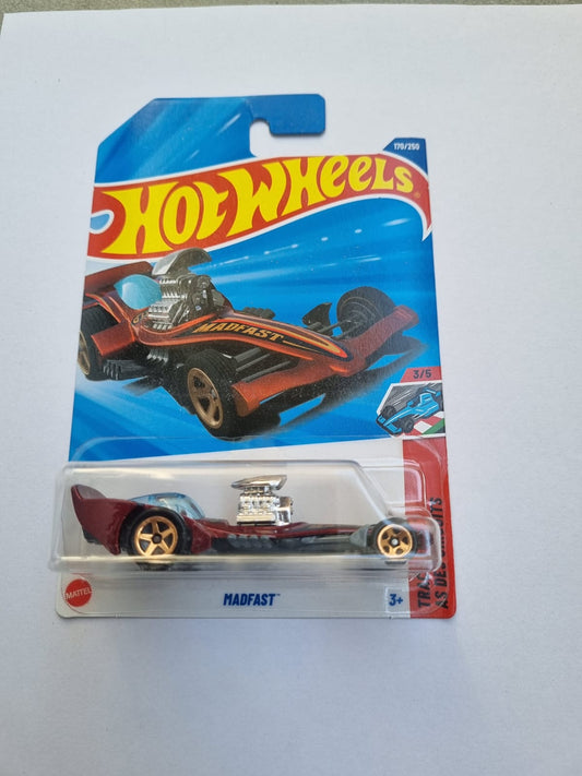 Hot Wheels 2025 Madfast Die-Cast Car | 1:64 Track Aces Series Collectible
