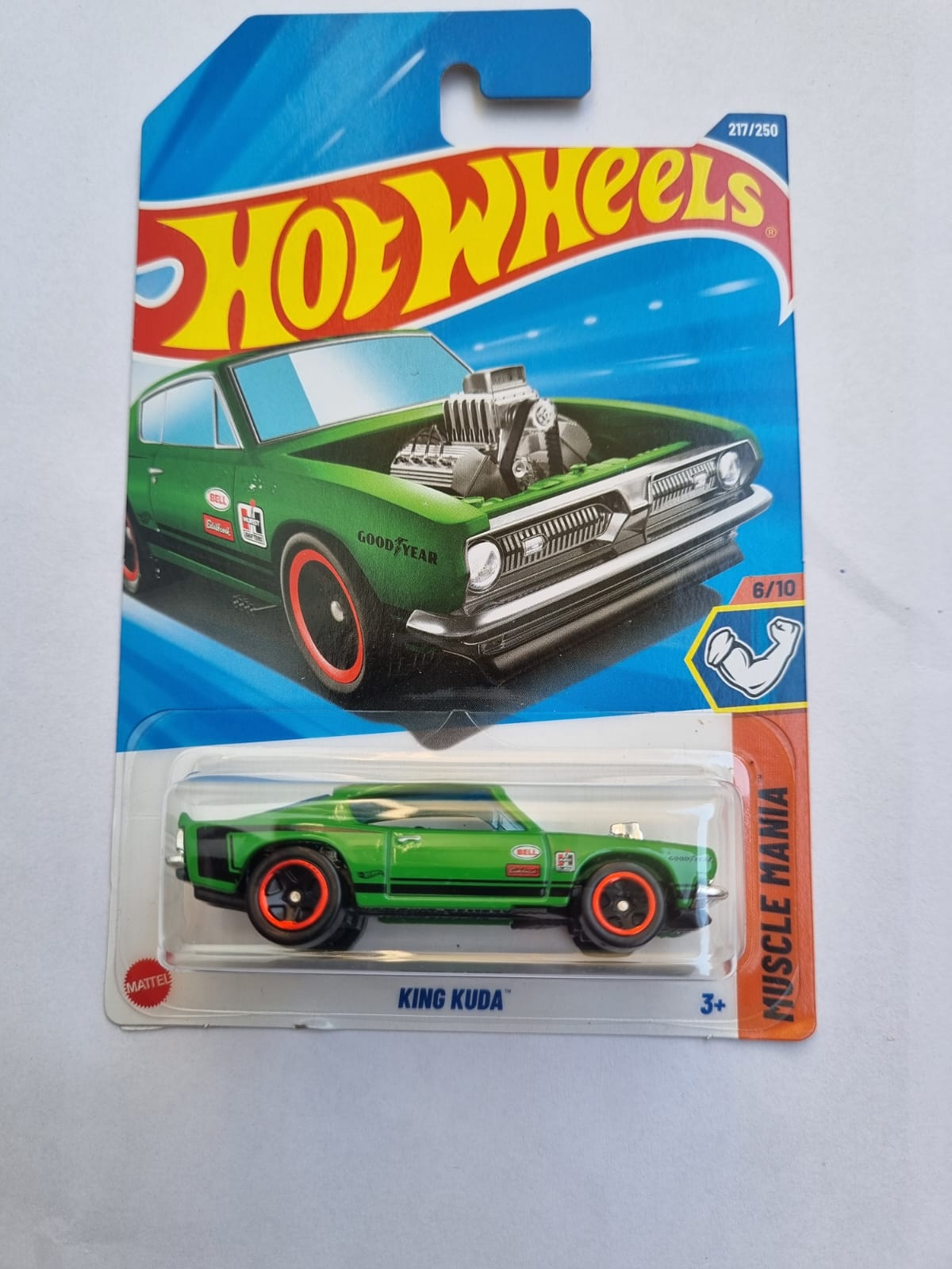 Hot Wheels King Kuda 2025 – Muscle Mania Series 6/10 | 1:64 Scale Die-Cast Car (217/250)