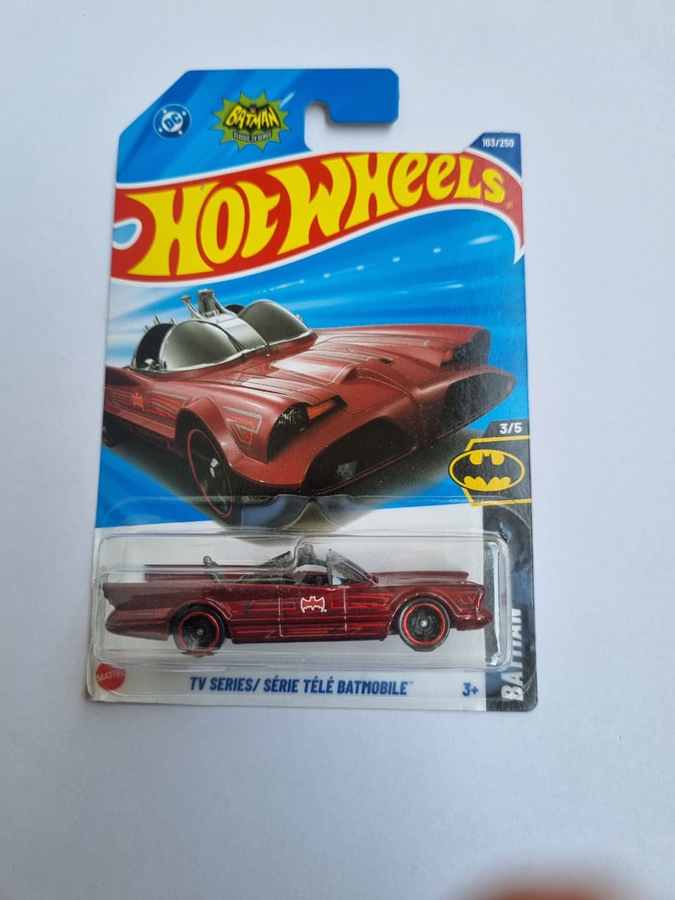 Hot Wheels TV Series Batmobile – 2025 Mainline (Batman Series)