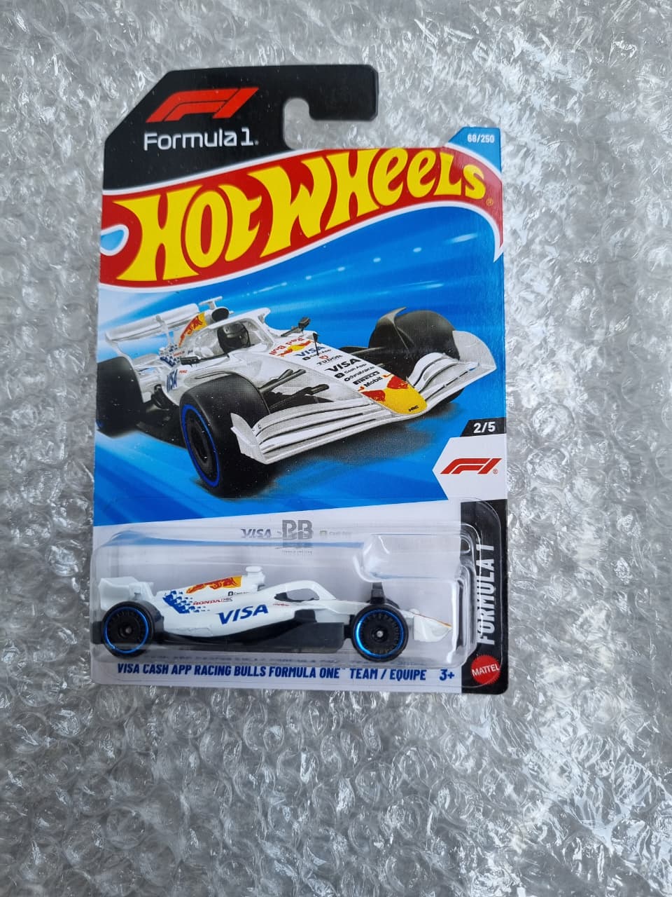 Hot Wheels Formula 1 Visa Cash App RB Racing Bulls F1 Car – 1:64 Scale Die-Cast