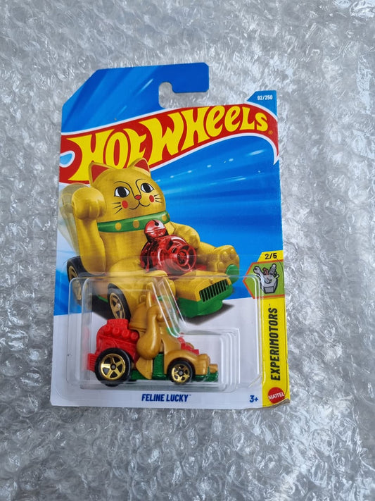 Hot Wheels Feline Lucky – 2026 Mainline (Experimotors Series)