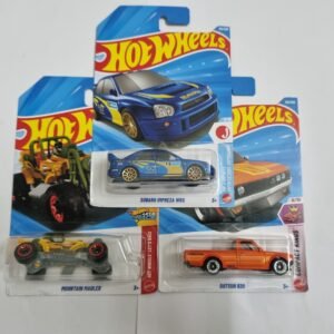 hot wheels j case 2026 combo pack – subaru impreza wrx, datsun 620 & mountain hauler