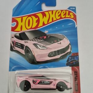 hot wheels f case 2026 – corvette c7 z06 | 1:64 scale nightburnerz series (pink edition)