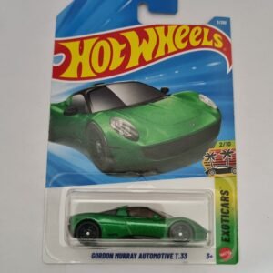hot wheels f case 2026 – gordon murray automotive t.33 | 1:64 scale exotics series (green)