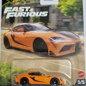 hot wheels premium fast & furious 2021 toyota gr supra – metal/metal real riders 1:64 die cast car