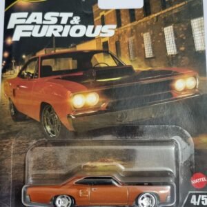 hot wheels premium fast & furious 1970 custom plymouth road runner – metal/metal real riders 1:64 die cast