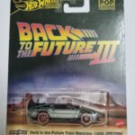 hot wheels premium pop culture back to the future part iii time machine (1955) – metal/metal real riders 1:64 die cast