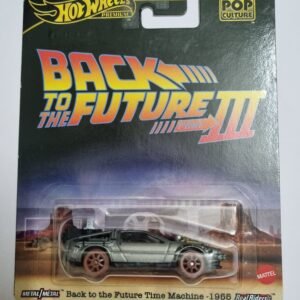 hot wheels premium pop culture back to the future part iii time machine (1955) – metal/metal real riders 1:64 die cast