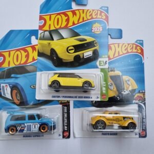 hot wheels 3 car combo – custom 2020 honda e, renault espace f1 & pass’n gasser | 1:64 die cast set (2026)
