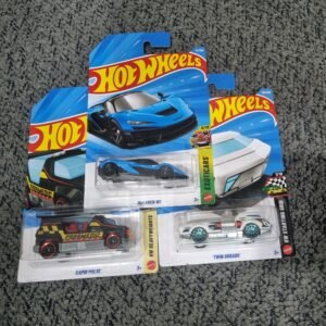 hot wheels 2026 combo pack (set s1.1) – mclaren w1, rapid pulse & twin dorado (set of 3 die cast cars)