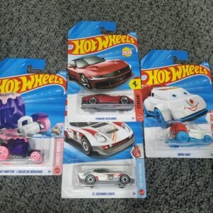 hot wheels 2026 combo pack (set s4.1) – ferrari 12 cilindri, el segundo coupe, dessert drifter/gelle de derapage & quick chat (set of 4 die cast cars)