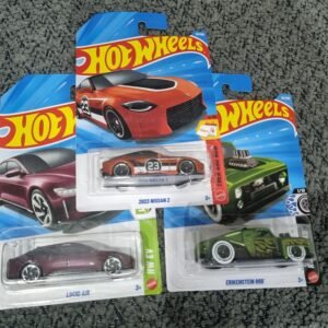 hot wheels 2025 combo pack (set s6.2) – 2023 nissan z , lucid air & erikenstein rod (die cast cars set