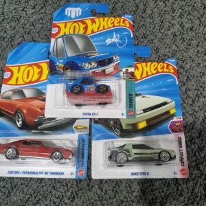 hot wheels 2025 combo pack (set s7.1) – mazda rx 3, custom/personnalise ’66 toronado & hako type d (die cast cars set)