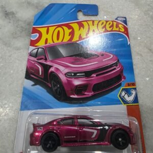 hot wheels super treasure hunt 2020 dodge charger hellcat sth pink spectraflame rare collectible die cast car 1:64