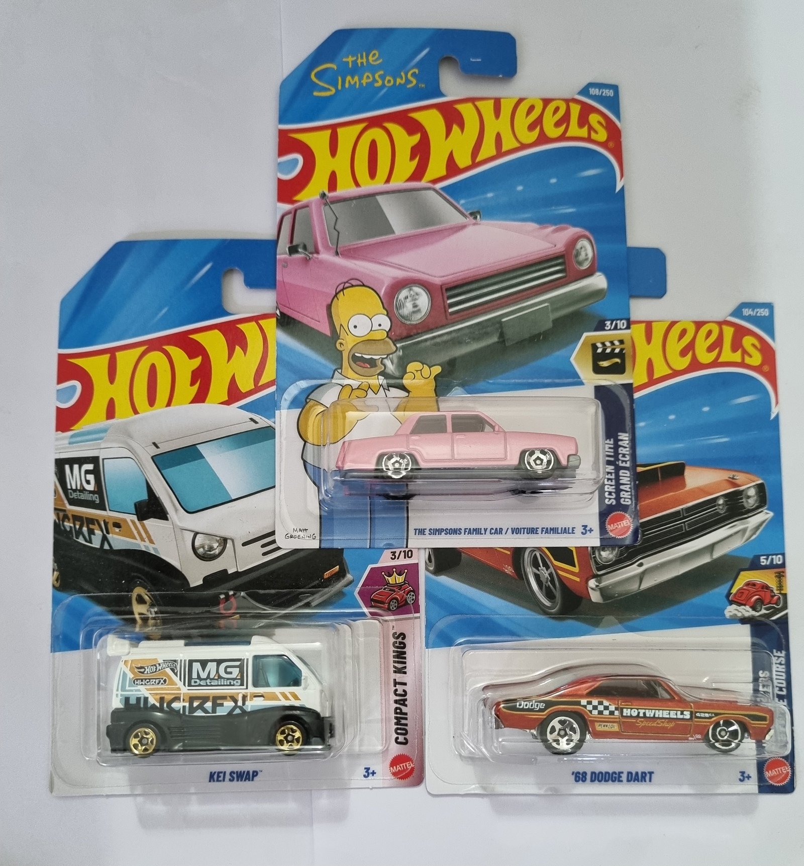 hot wheels f case 2026 combo pack – simpsons family car + kei swap + ’68 dodge dart | 1:64 die cast cars (set of 3) hot wheels f case 2026 combo pack – simpsons family car + kei swap + ’68 dodge dart | 1:64 die cast cars (set of 3)