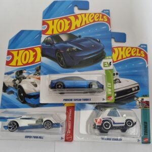 hot wheels j case 2026 combo pack – porsche taycan turbo s, super twin mill & ’70 dodge charger