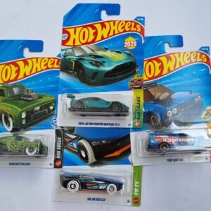 hot wheels f case 2026 combo pack – 2024 aston martin vantage gt3 + time shifter + erikstein rod + solar reflex | 1:64 die cast cars (set of 4)