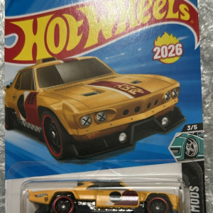 hot wheels f case 2026 – vairstrike die cast car | 1:64 scale hw mod rods series (yellow)