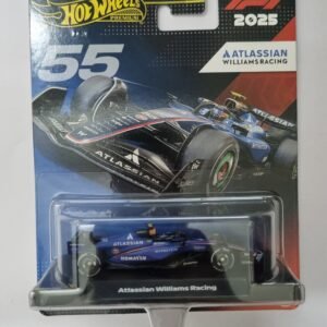 hot wheels premium 2025 atlassian williams racing f1 die cast car (1:64 scale) – metal collectible