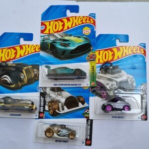 hot wheels f case 2026 combo pack – 2024 aston martin vantage gt3 + screamliner + pedal driver + instant boost | 1:64 die cast cars (set of 4)