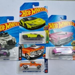hot wheels f case 2026 combo pack – 16 lamborghini centenario roadster + chevy luv + pedal driver + ’55 crate | 1:64 die cast set of 4
