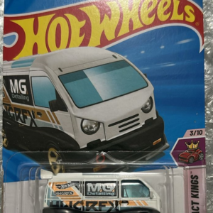 hot wheels f case 2026 – kei swap die cast van | 1:64 scale compact kings series (white/black)