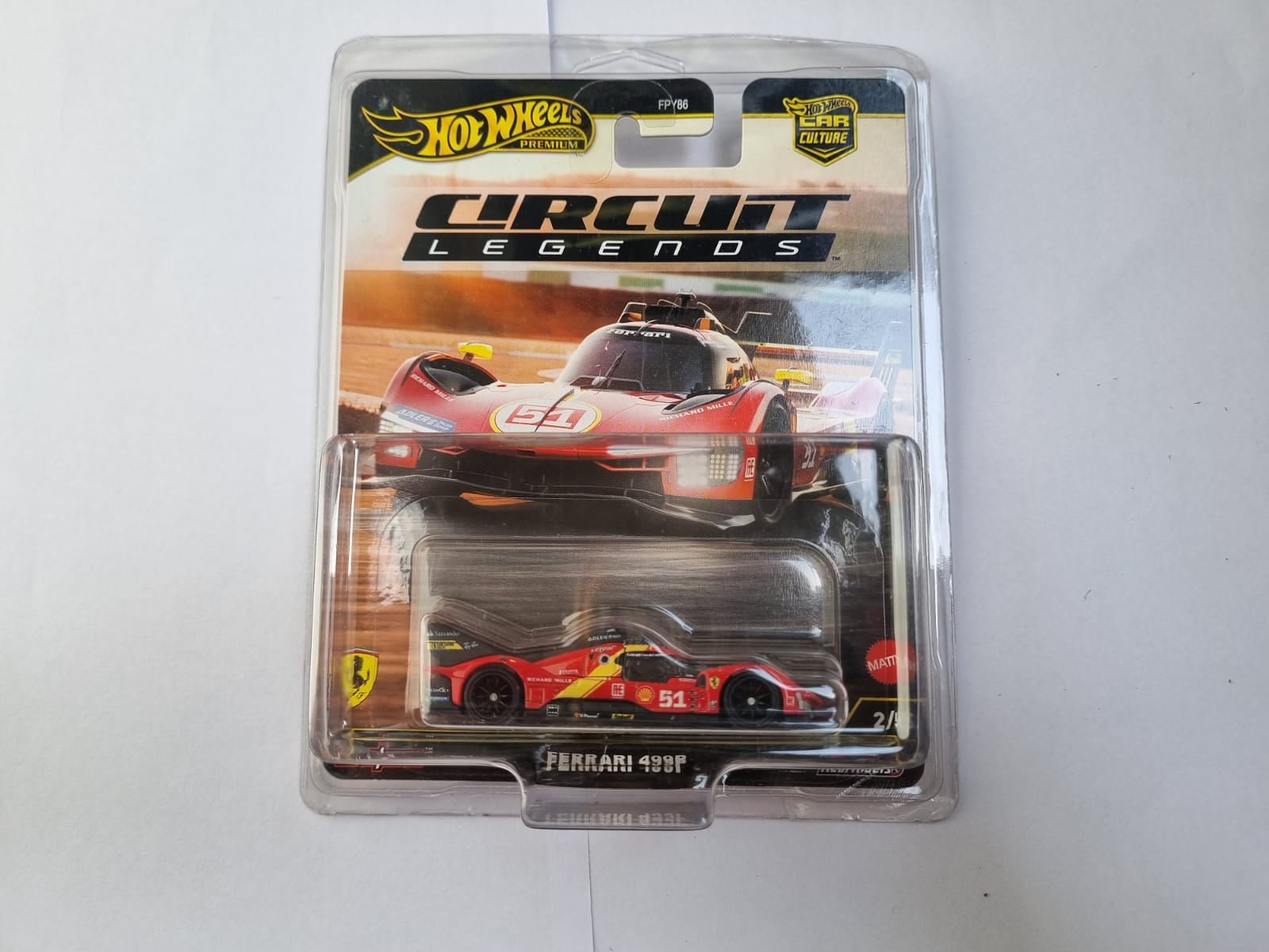 hot wheels premium ferrari 499p circuit legends imported car with protector hot wheels premium ferrari 499p circuit legends imported car with protector