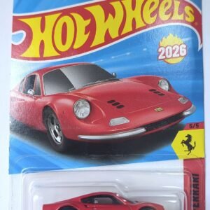 hot wheels dino 206 gt h case 2026 | ferrari series die cast collectible car