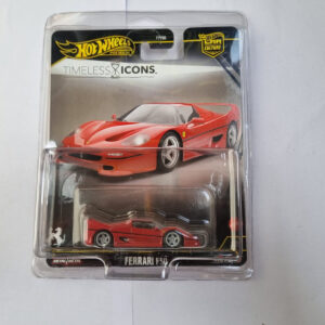 hot wheels premium ferrari f50 timeless icons imported car with protector