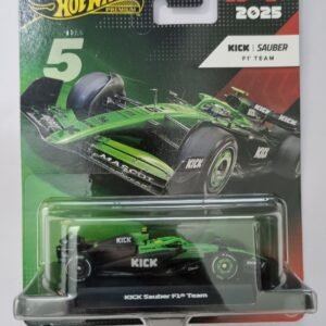 hot wheels premium 2025 f1 kick sauber f1 team #5 die cast car